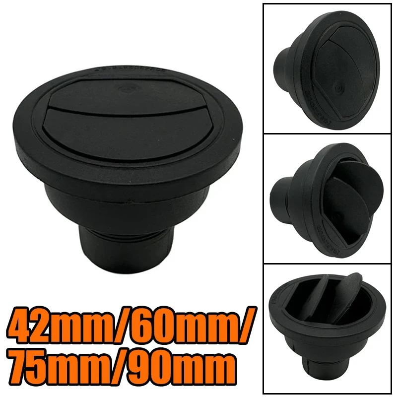 ท่อระบายอากาศสำหรับเครื่องทำความร้อนดีเซลขนาด 42/60/75/90 มม. พร้อมข้อต่อแบบหมุนได้สำหรับรถยนต์ รถบรรทุก รถตู้ และรถบ้าน 1