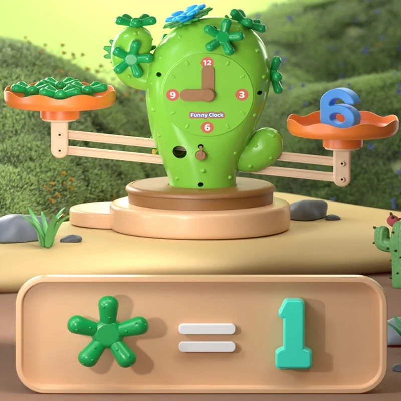 아이 수학 장난감 숫자 게임 균형 계산 장난감을위한 균형 다리 균형 장난감