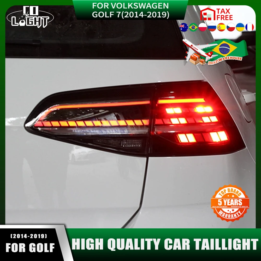Taillight Assembly for Volkswagen VW Golf 7 GTI 13-21 Retrofit 7.5 Full ...