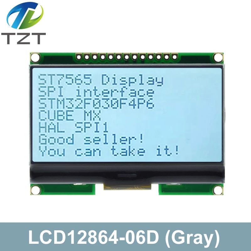 Lcd12864 12864-06D, 12864, LCD module, COG, with Chinese font, dot matrix screen, SPI interface lcd display module display module