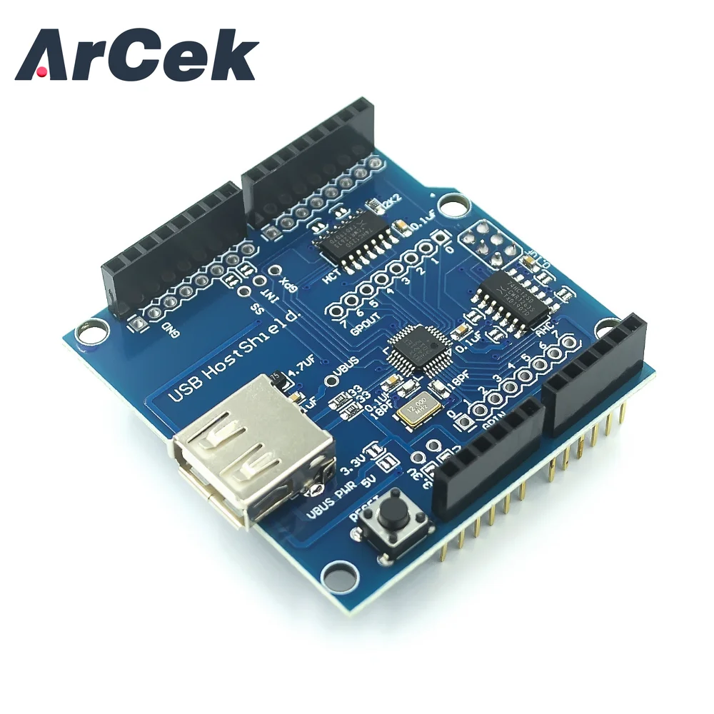 

Щит хоста USB 2,0 для Arduino для UNO MEGA ADK, совместимый с Android ADK, плата электронного модуля «сделай сам»