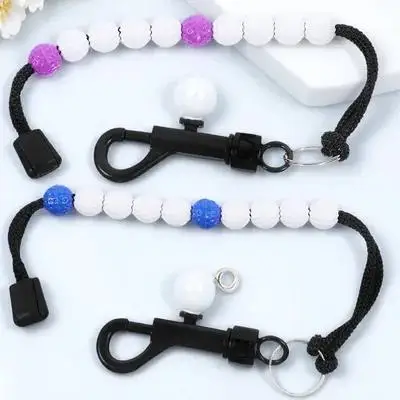 2Pcs 골프 스트로크 카운터 고품질 ABS 나일론 스코어 비즈 채점 도구 휴대용 골프 액세서리 골프 스코어키퍼