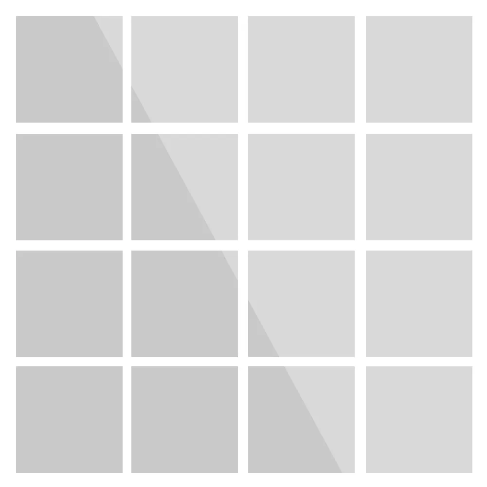 16pcs Mirror Wall Sticker 15cm Acrylic Square Mirror Tile Wall Stickers