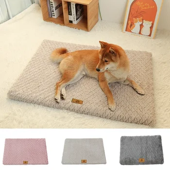 Memory Foam Pet Bed with Removable Washable Faux Fur Cover Orthopedic Waterproof Dog Bed for Crate Anti-Slip Bottom Dog Beds 1