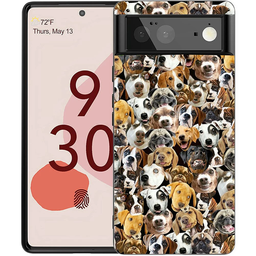 French Bulldog Dog Design Shockproof Silicone Phone Case Cover