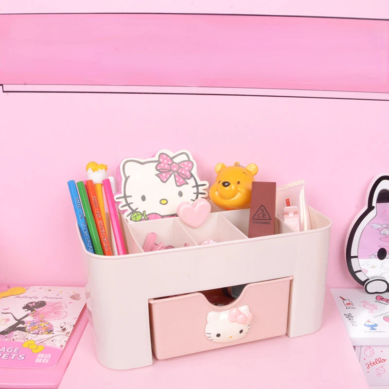 Cutecore Room Hello Kitty Foldable Storage Box Cute Desk