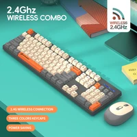 Shipadoo Wireless Keyboard and Mouse Combo Set Gaming Wireless Laptop Desktop Computer Office Accessories Free Wireless Mouse - Image 2