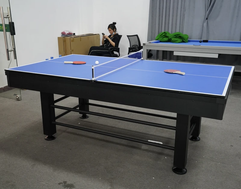 Table Billiard table home indoor family American multi-function billiard table tennis learning work together