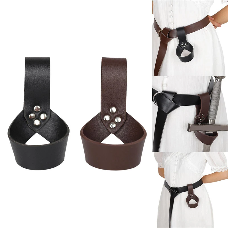 Medieval Sword Sheath Cutlass Warrior Retro Style Scabbard Holder Dagger Rapier Scabbard For Cosplay Stage Party Pirate Men Sword Belt Sheath