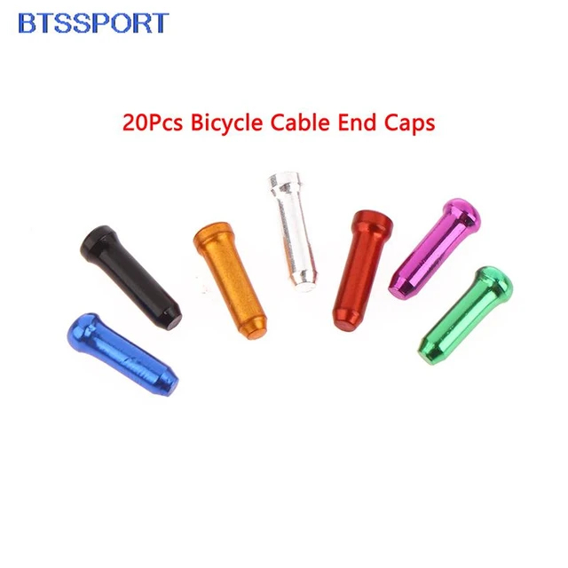 20PCS Bicycle Cable End Caps Bike Wire End Caps Brake Derailleur Shifter  Cable Tips Caps Crimps MTB Bike Bicycle Accessories - AliExpress