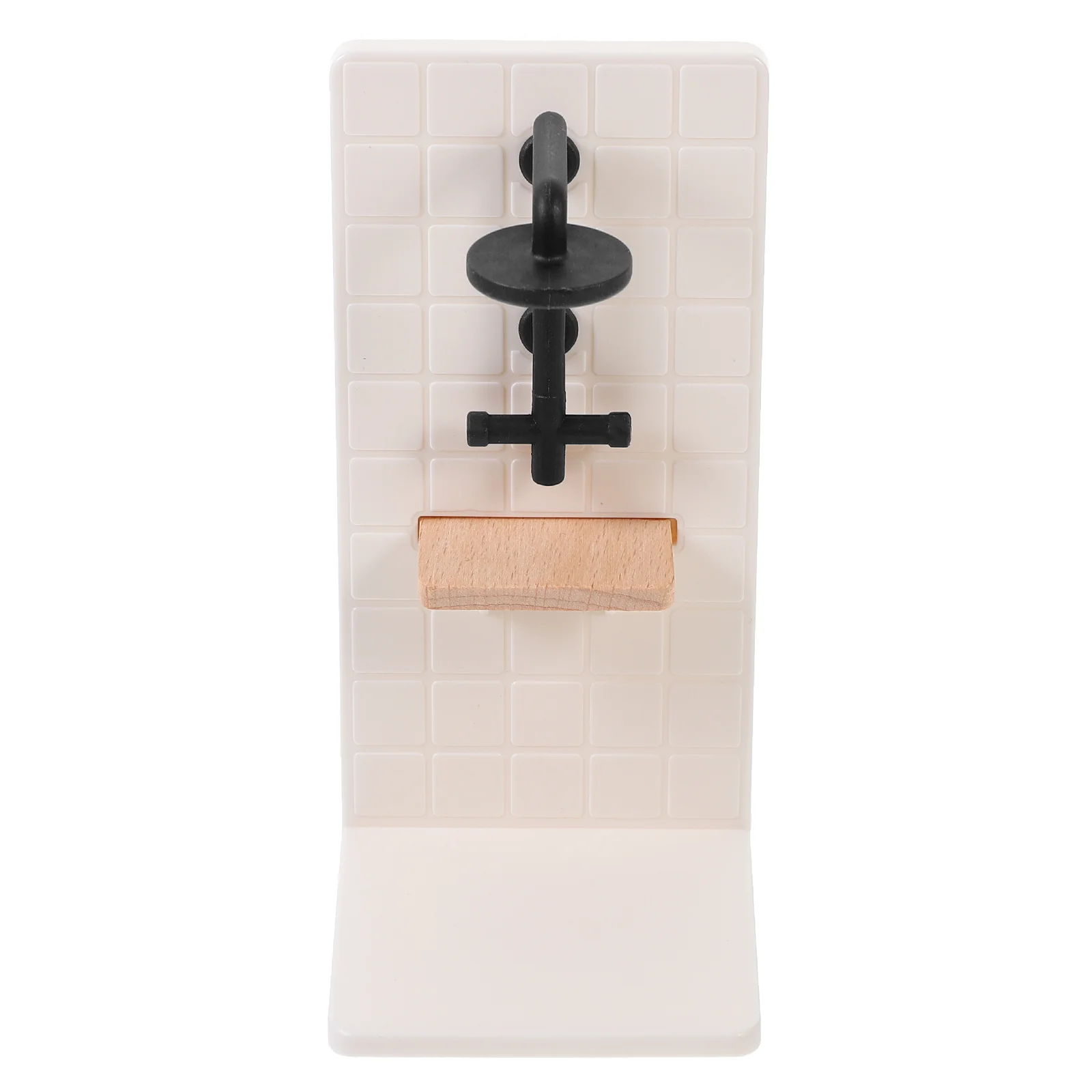 

Mini Shower Room Furniture House Bathroom Decor Props Plastic Tiny Micro Scene Accessories