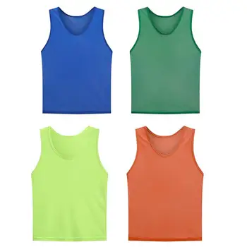 Maglie da basket e calcio ad asciugatura rapida per adulti, gilet sportivi per squadre, pettorine da calcio, gilet da allenamento per lo sport