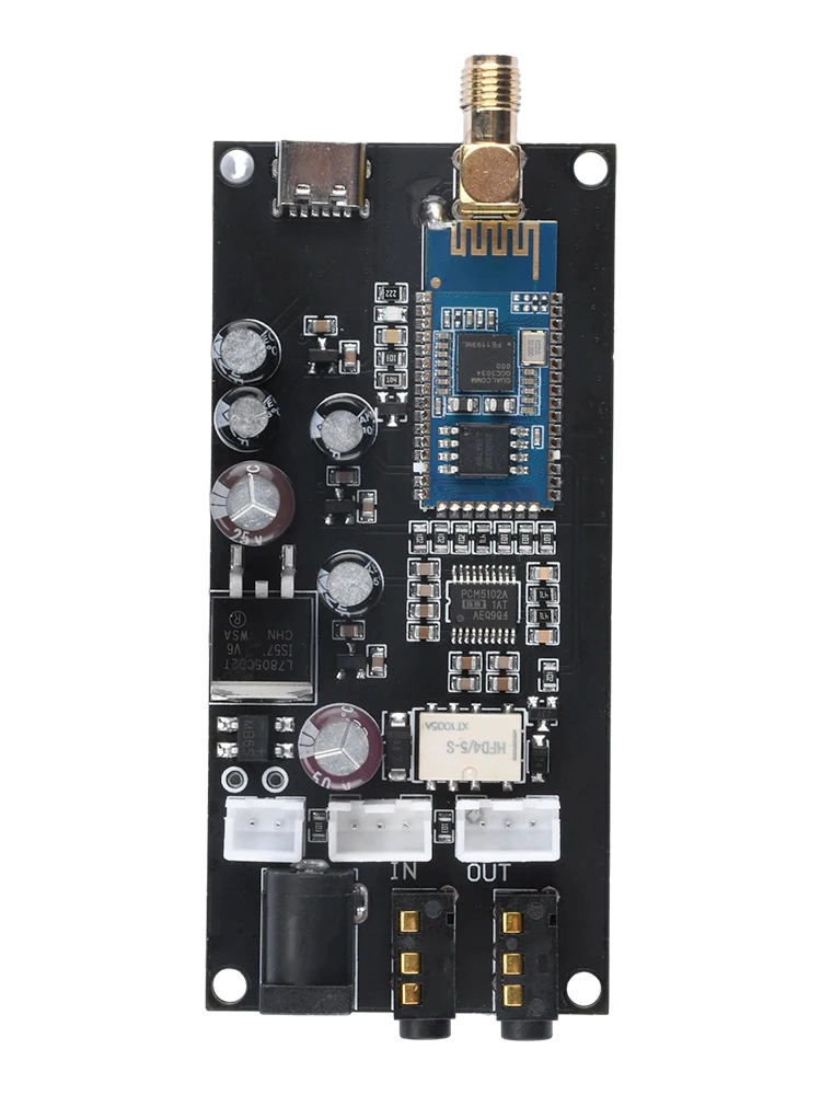 QCC3034 Bluetooth 5.1 Lossless Decoding Board PCM5102A Modified Amplifier Audio Sound Card DAC Module Support APTX APTX-HD