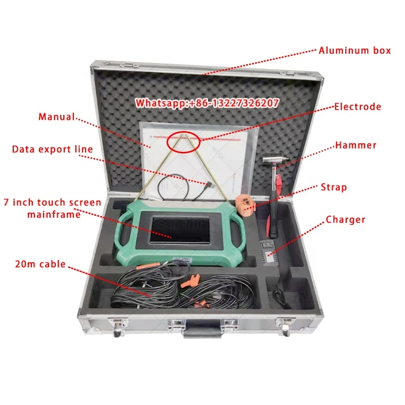 

Higher Accuracy ADMT-600S-X underground Water Detector 600m with Wireless Sensor