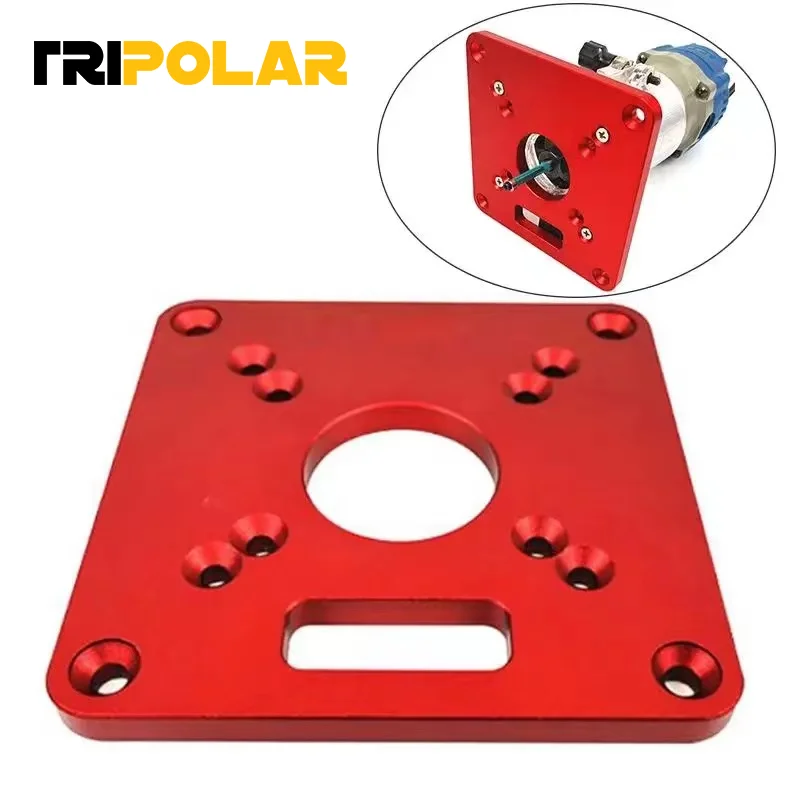 

Aluminum Alloy Router Table Insert Plate trimming machine flip board for Woodworking Benches Router Table Plate RT0700C