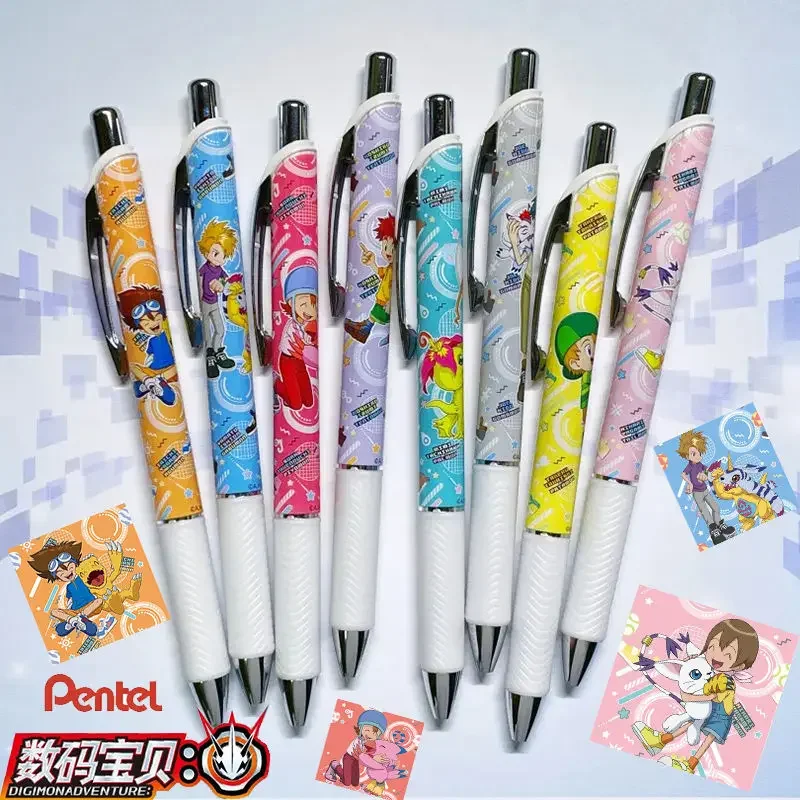 

Digimon Adventure animation peripheral limited gel pen 0.5 black quick-drying water pen homework office signature pen wholesale