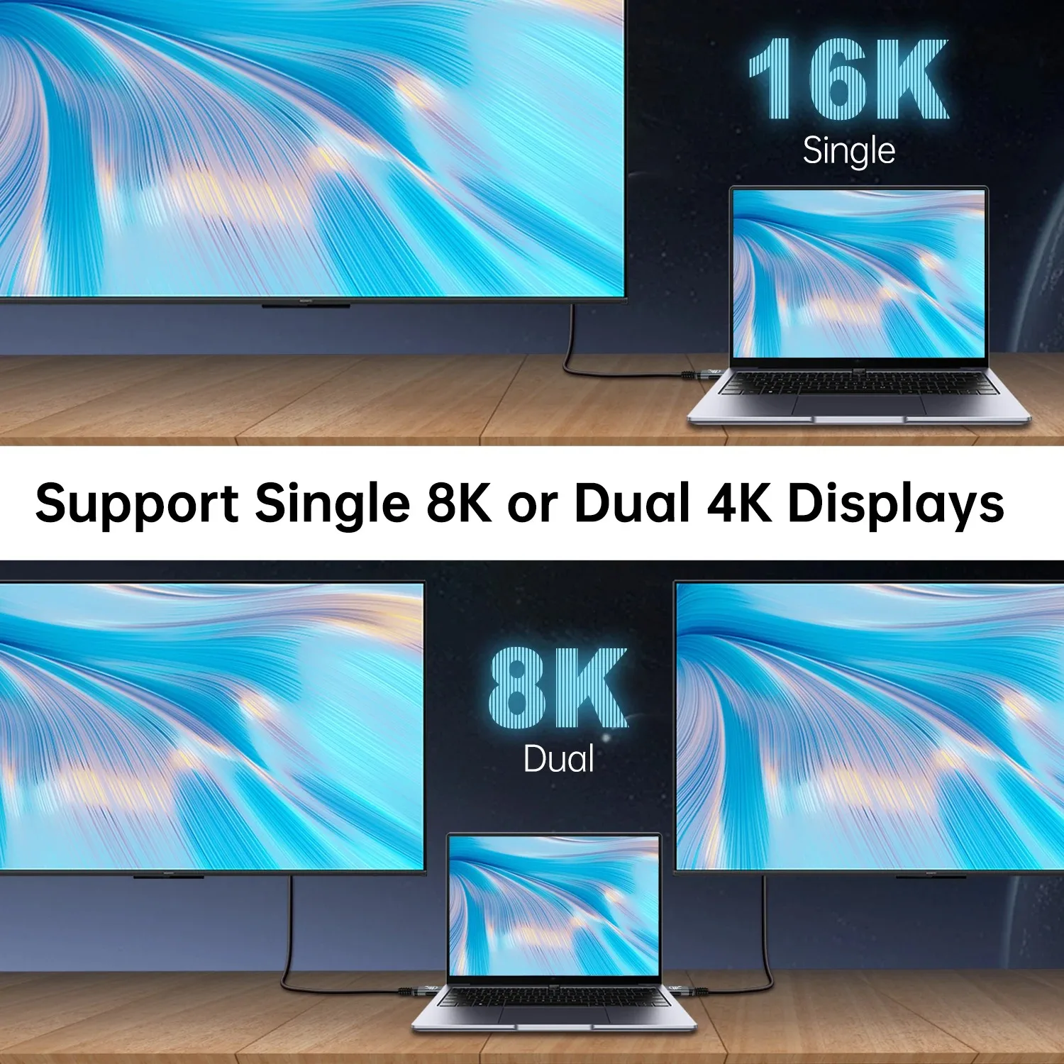 Premium High-Speed Type-C to USB Cable - 240W Power Delivery & 80Gbps Thunderbolt Performance