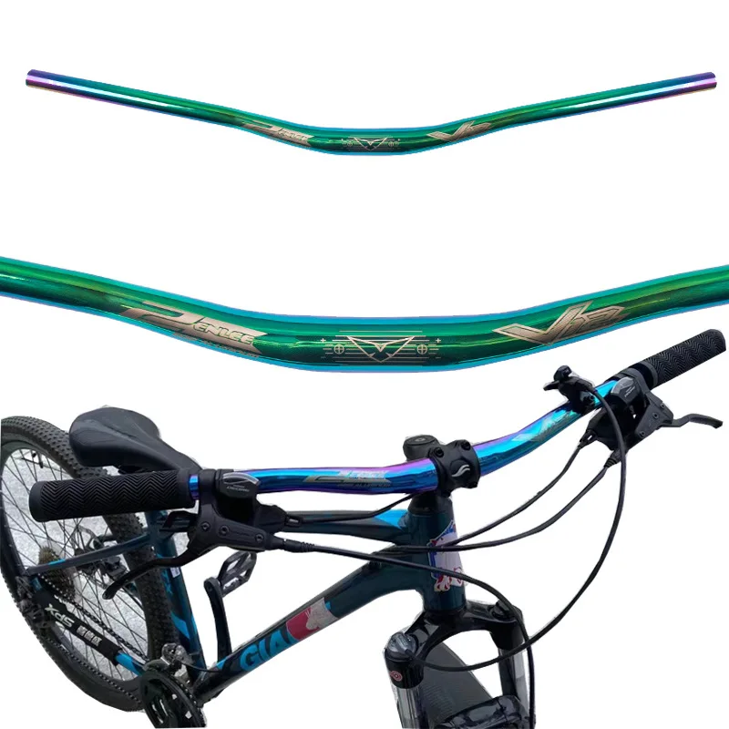 

Mountain Bike Handlebars 800mm MTB Handlebar 31.8mm caliber luminum Handlebar AM/XC/DH Rainbow Swallow shaped Handlebar