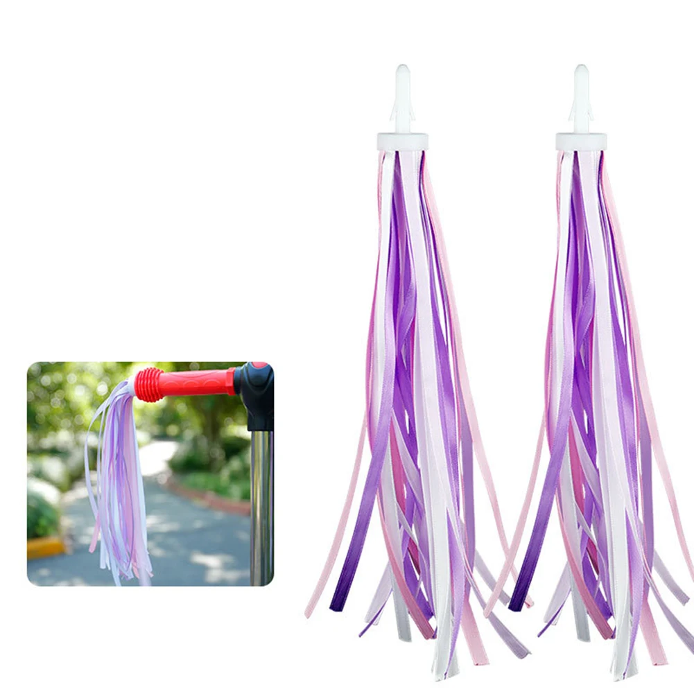 

Easy Installation Bike Accessory Secure And Stable Attachment Soft And Textured Ribbon Tassel Fabric Ribbon Decoration