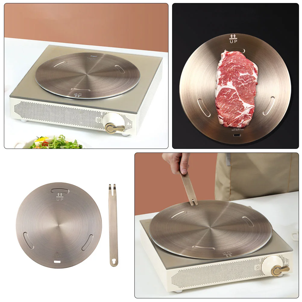Induction Plate Heat Diffuser gas stove accessories induction cooker accessories Stainless Steel 16Pcs For Stove Parts Kitchen Utensils