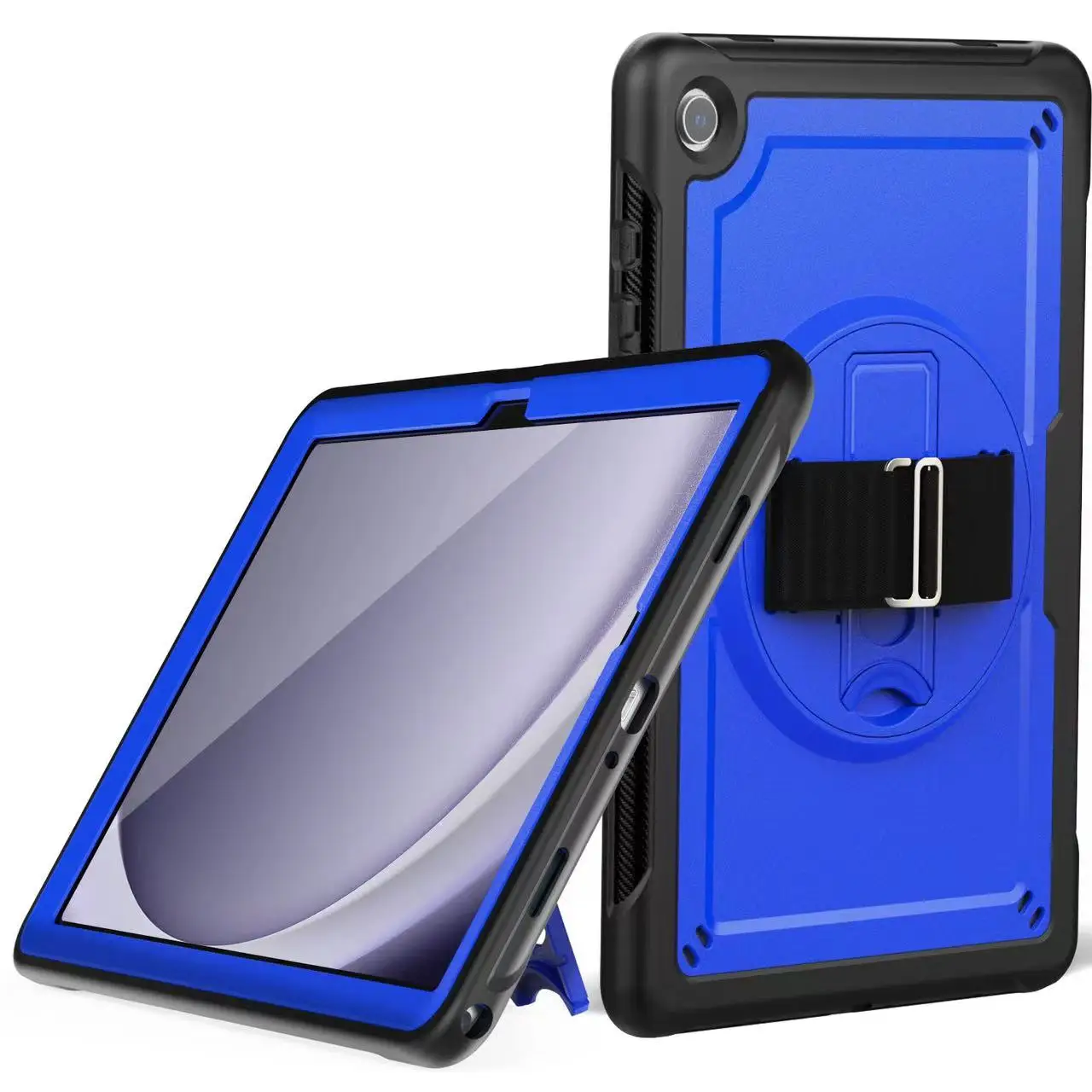 Ultimate Rugged Armor Case with 360° Swivel Stand for 11-inch Tablets - 2023 Edition