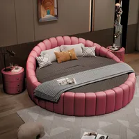 Lits japonais pour chambre à coucher, esthétique unique, lit double moderne, cadres de lit king size, Cama De Lujo Para Dormitorio, accessoires pour la maison 4