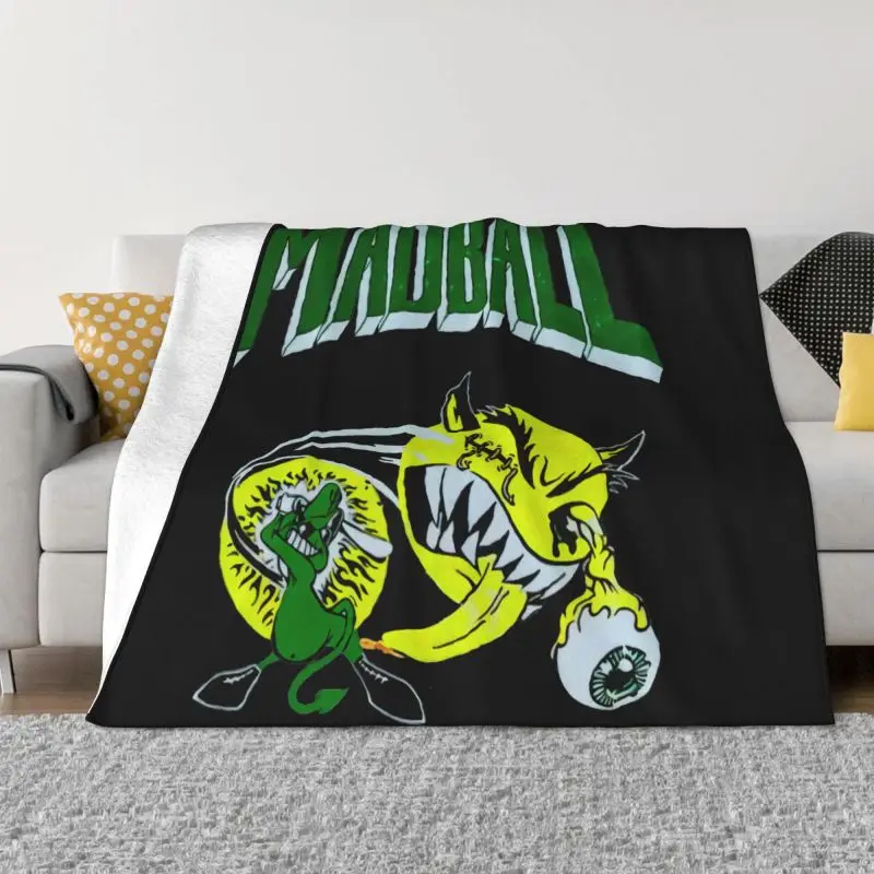 Madball Ball Blanket Winter Bedding On The Sofa Faux Fur Mink Home Decotation