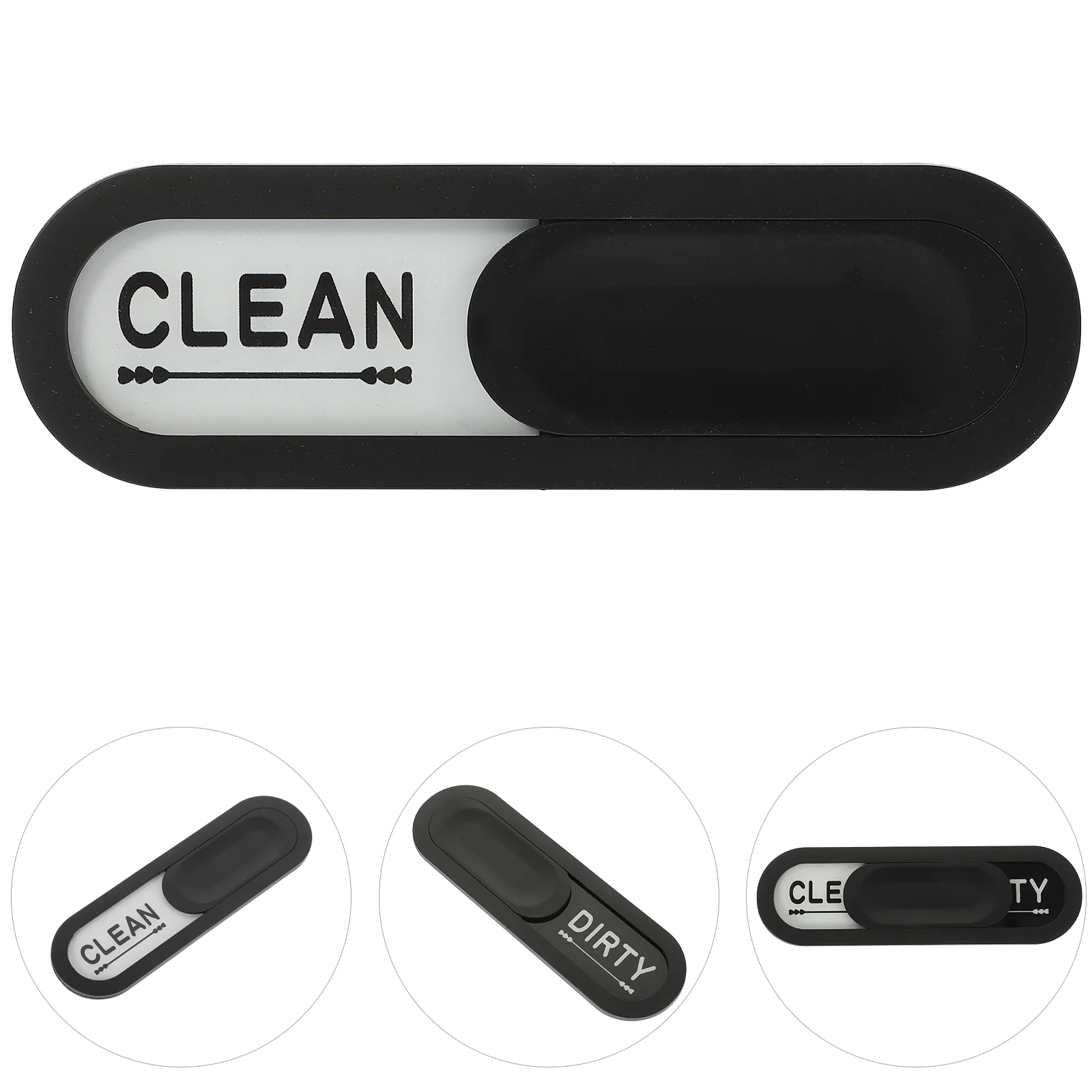 Dishwasher Magnet Oval Clean Dirty Sign Magnetic Non-Scratching Sliding Indicator Replacement Clean Dirty Dishwasher Sticker magnetic sticker magnetic fridge stickers dishwasher magnet