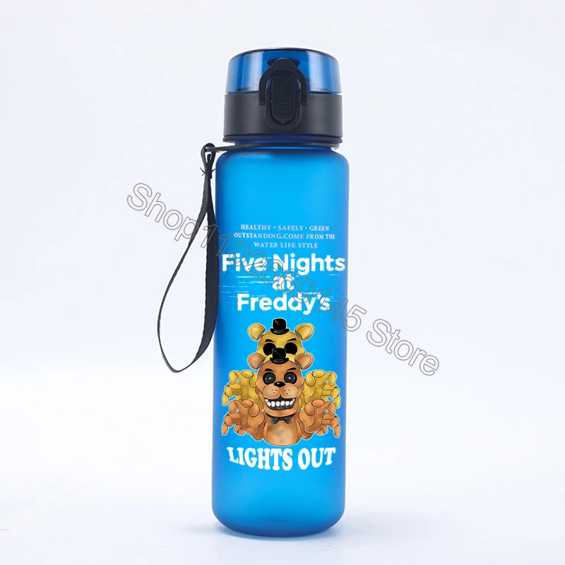 Vibrant FNAF Cartoon Kids Water Bottle – Fun Sports Drinkware