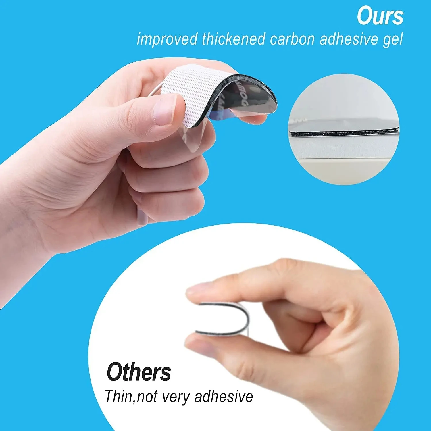 Self Adhesive Muscle Stimulator EMS Electrode Pad Non-woven Fabric Replacement Pad for Tens Digital Therapy Machine Body Massage