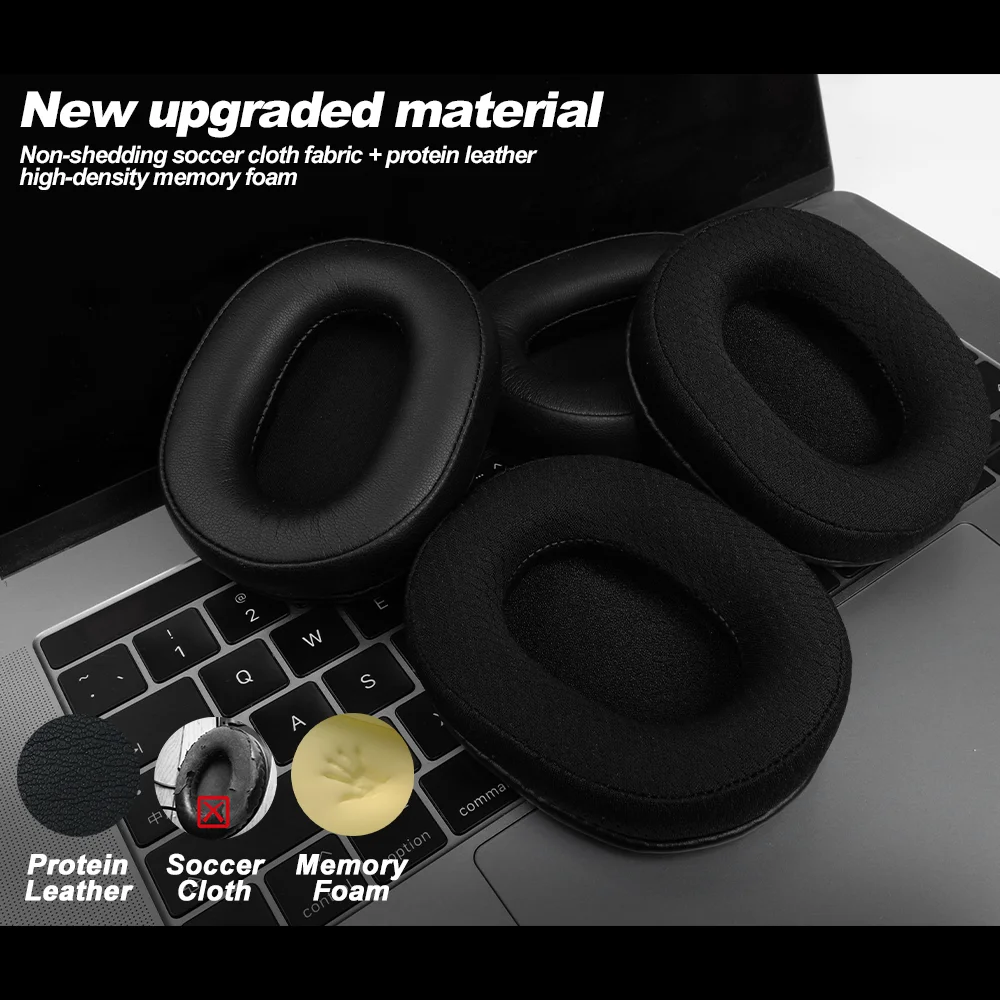 Earphone pads For Harman Kardon FLY ANC replacement Earpads headphones Earmuffs Soft cloth Memory Covers Sponge Protein