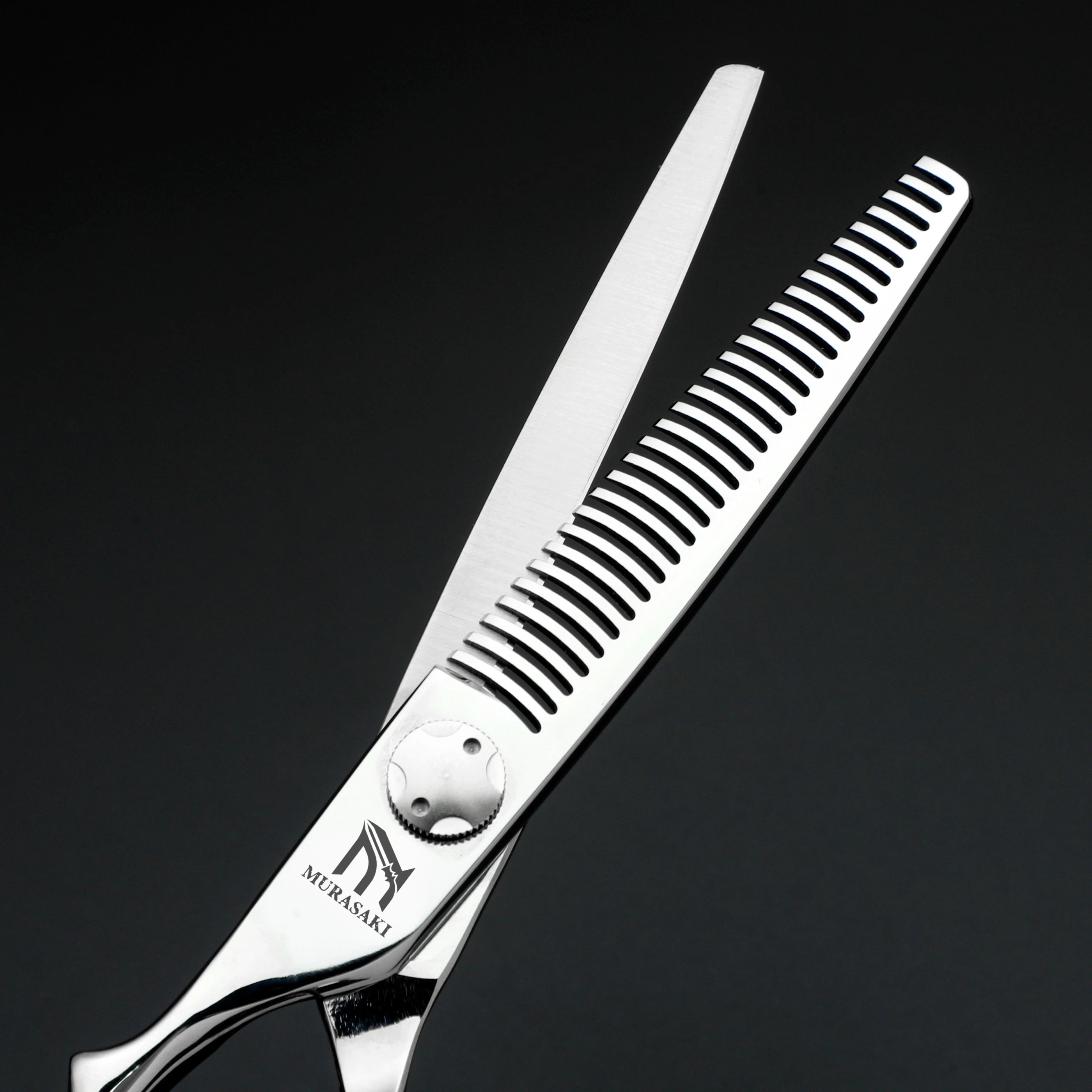 전문가용 왼손 틸팅 가위, 일본산 강철 6.0인치 헤어 커팅 가위, 면도기 날카롭고 인체공학적 텍스처링용