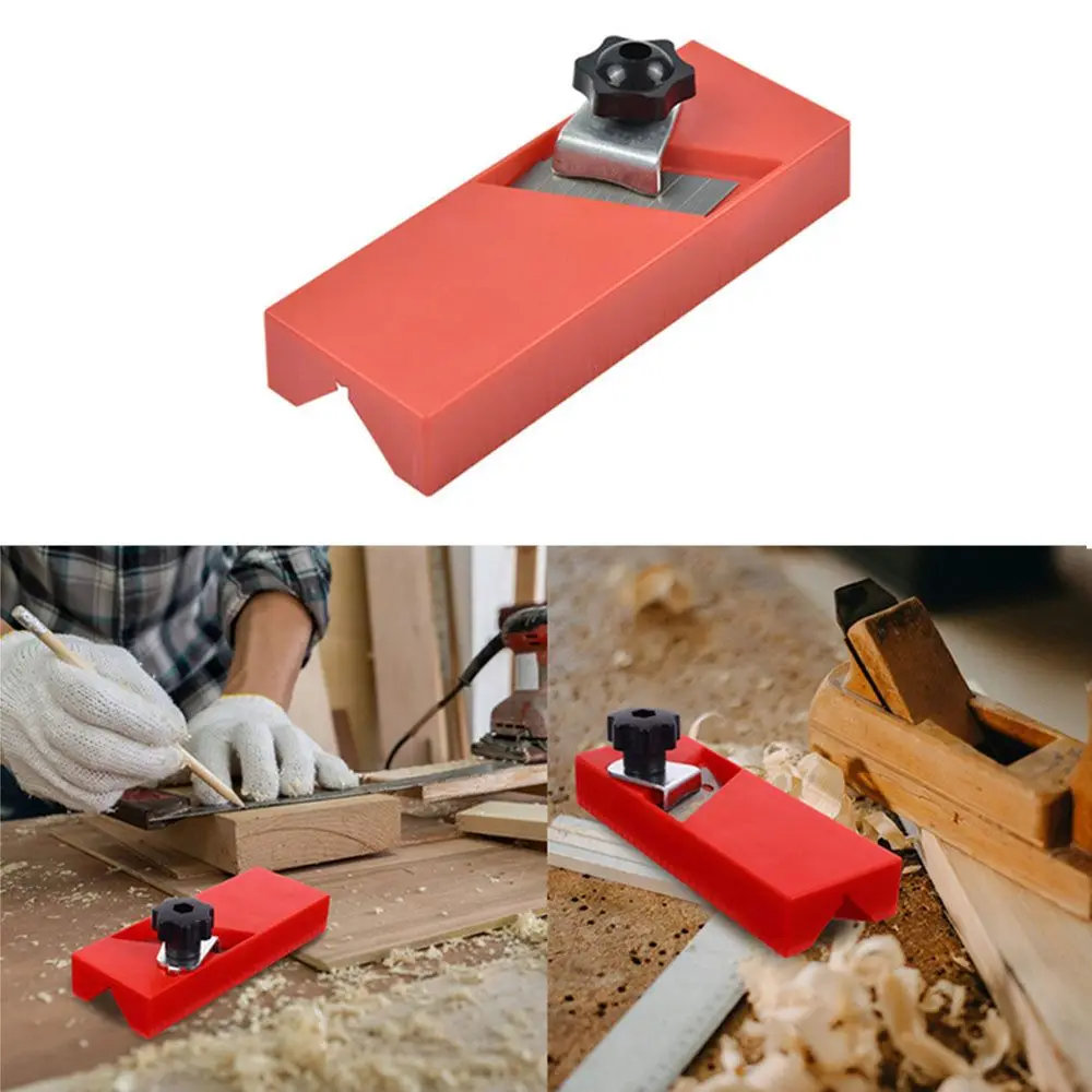 New Push Tool For Fiberboard Carpenter Edge Trimming 45 Degree Bevel Planer Chamfering Planing Tool Woodworking Planer