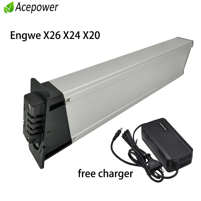 

48V7.8Ah 10Ah 10.5Ah Battery for Engwe X26 X24 X20 Foldable Ebike Replacement Battery for Engwe X20 X24 X26 Electric Bicycle