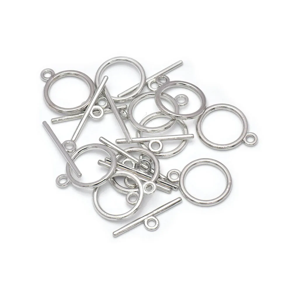 10 Sets Ringverschlüsse, Endverschlüsse, Verbinder für die Herstellung von Armbändern, Halsketten und Schmuckkomponenten – Detail 4