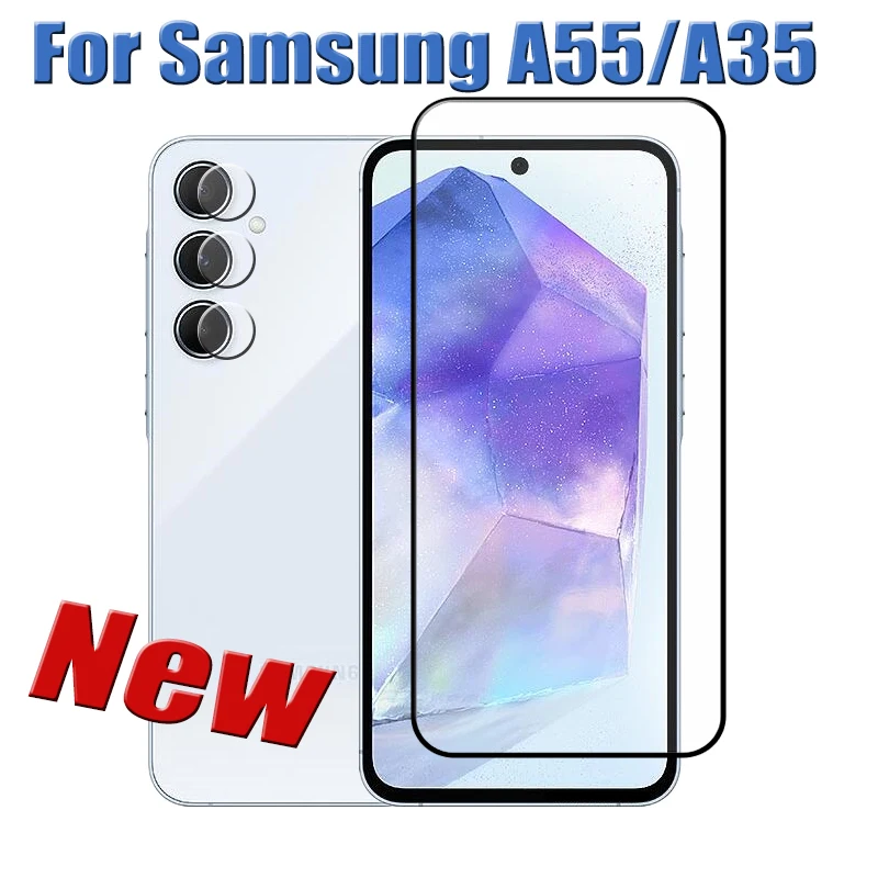 Vendita Vetro Temperato Per Samsung Galaxy A55 Screen A35 Protector 9H Antigraffio Per Samsung A55 Soft Camera Film