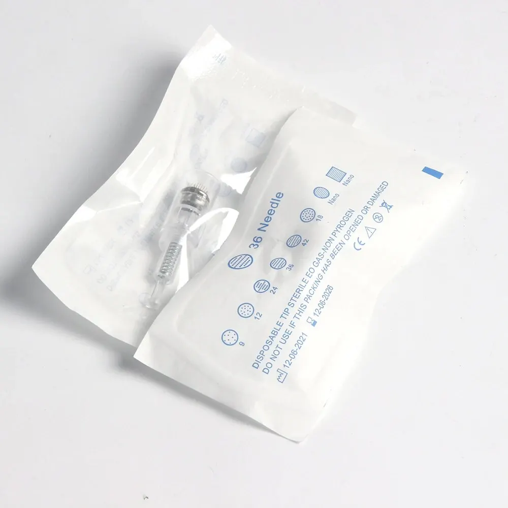 12pin/36pin Microneedling DermaPen Needles Screw Cartridge Replacement Heads Microneedling Tattoo Needles Nano MicrNeedle 10pcs