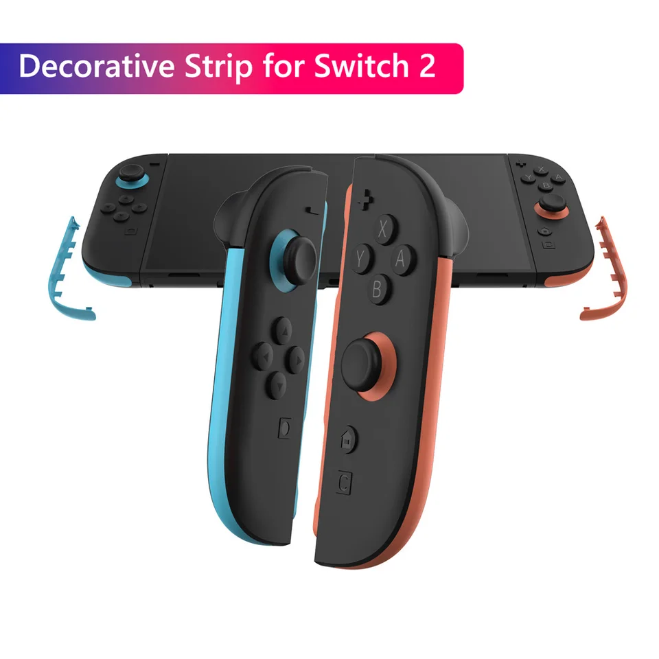 Decorative Strip Housing Shell Replacement for NS Switch 2 Joycon