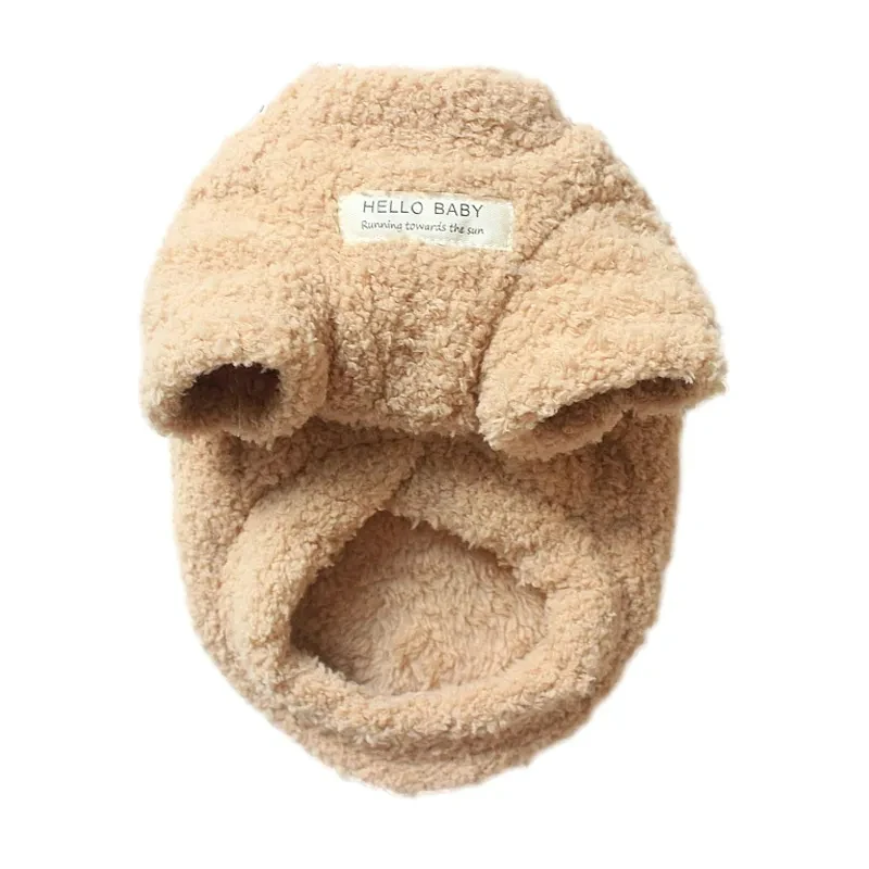 Cozy Plush Winter Dog Sweater - Soft Puppy Jacket