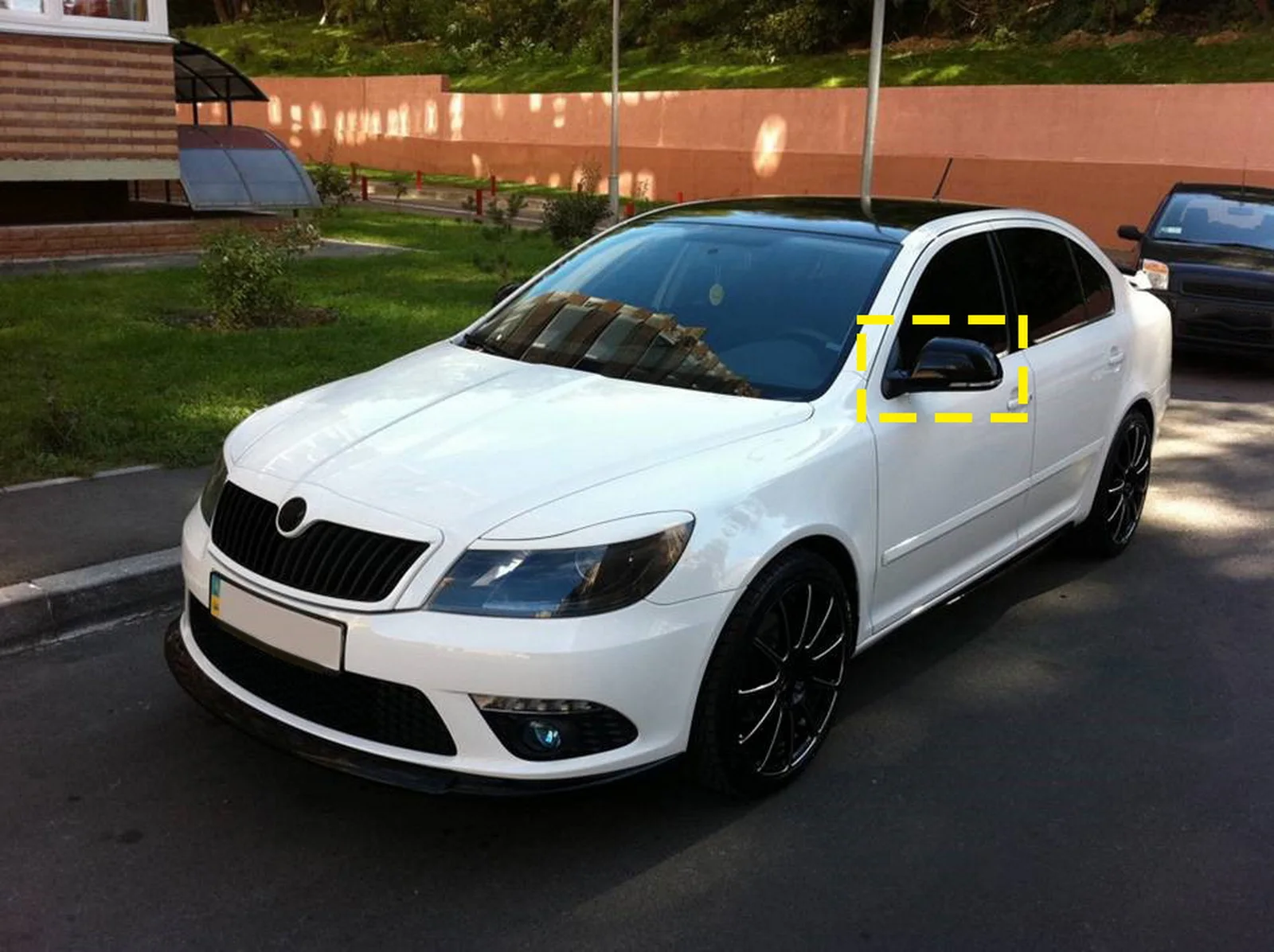 Skoda Octavia II 왼쪽 윙 미러 표시기 가열 검정색 N/S 2009-2013
