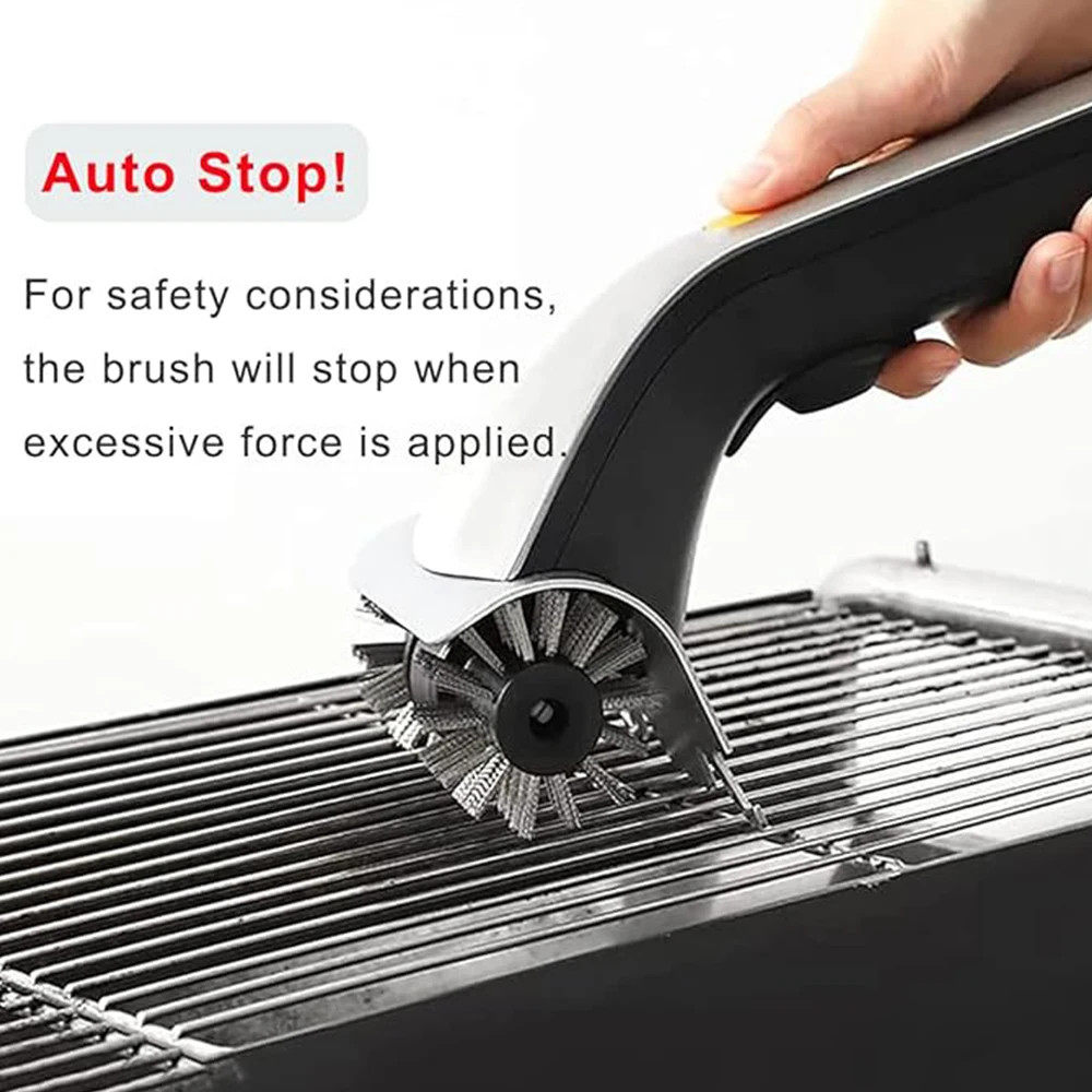 Electric Grill Brush With Scraper Outdoor Steam Cleaning Brushes BBQ Cleaner Suitable for Charcoal Scraper Gas Kitchen Tools