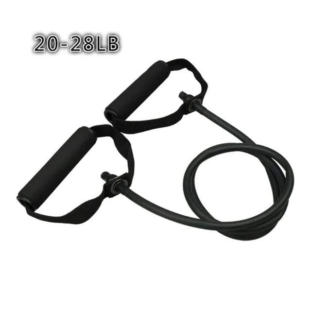 Premium Adjustable Elastic Resistance Bands with 5 Levels of Rubber Resistance for Intense Full Body Workout - Versatile Gym Equ 5