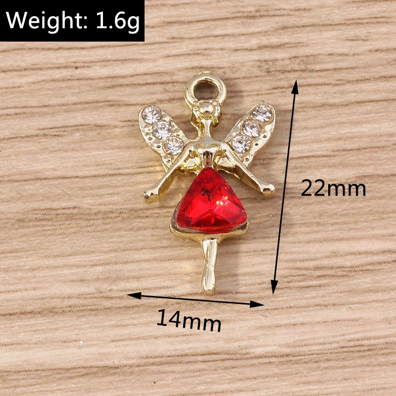 10 stücke 14x21mm Cartoon Kristall Tier Schildkröte Charms für Schmuck Machen Frauen Nette Tropfen Ohrringe Anhänger Halsketten DIY Handwerk Geschenk – Detail 5