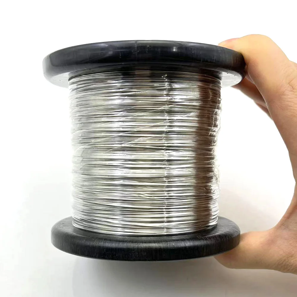 1KG/롤 연질 강철 와이어 직경 1.5 1.0 0.2 0.3 0.4 0.5 0.6 0.8mm 304 스테인레스 스틸 와이어 단일 가닥 래싱 연철 와이어