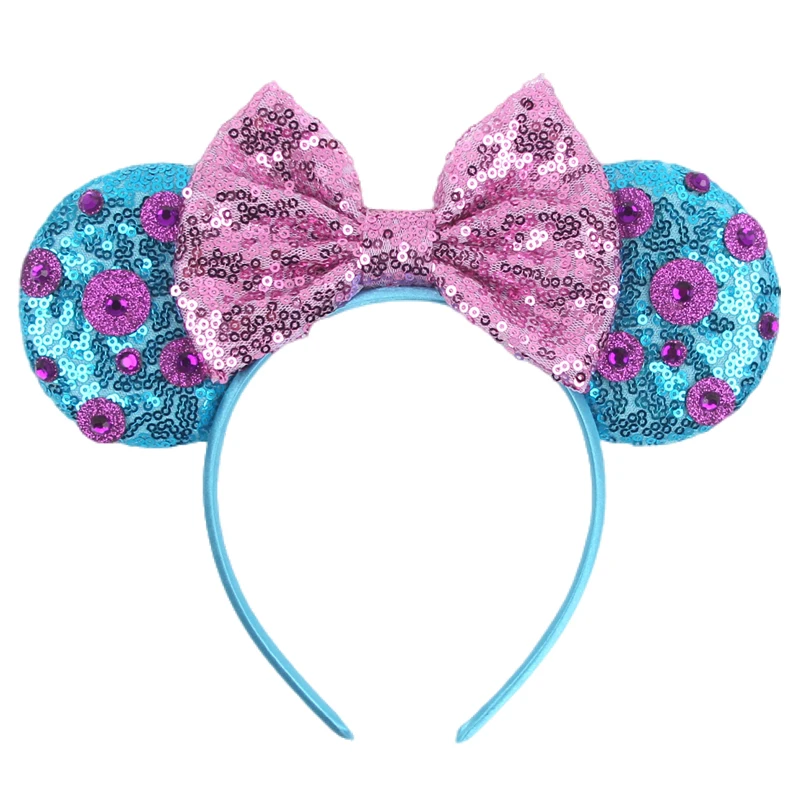 2026 Neue Niedliche Monsters Inc Mausohren-Stirnbänder, Minnie Cartoon Cosplay Maus-Haarband, Kinder Festival Party Damen Haaraccessoires – Detail 6