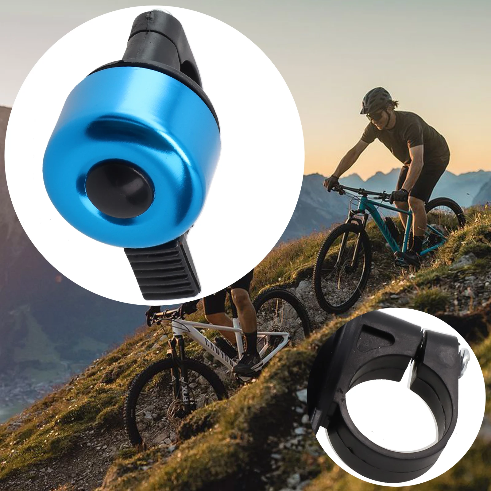 Nette Kleine Fahrrad Glocke Aluminium Legierung MTB Fahrrad Sicherheit Warnung Alarm Radfahren Lenker Glocke Ring Fahrrad Horn Radfahren Zubehör – Detail 2