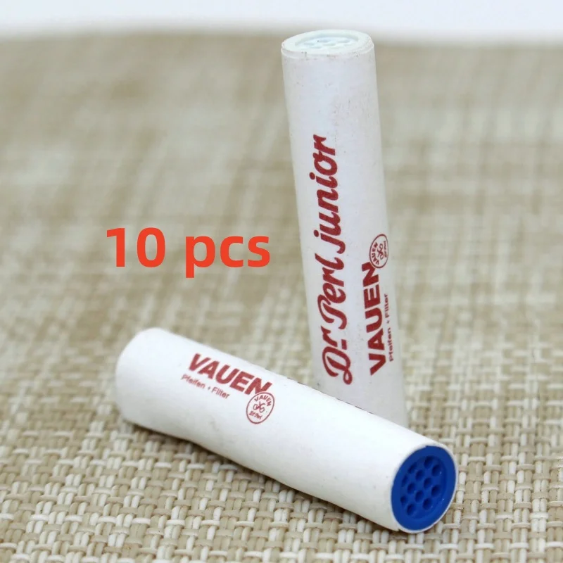 Vauen-elemento de filtros para pipa de fumar, 8mm, el mejor filtro de carbón activado desechable, papeles para fumar, herramientas, accesorios