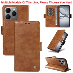 Leather Wallet Phone Case - Elegant and Durable Protection for Redmi 9C (Brown)