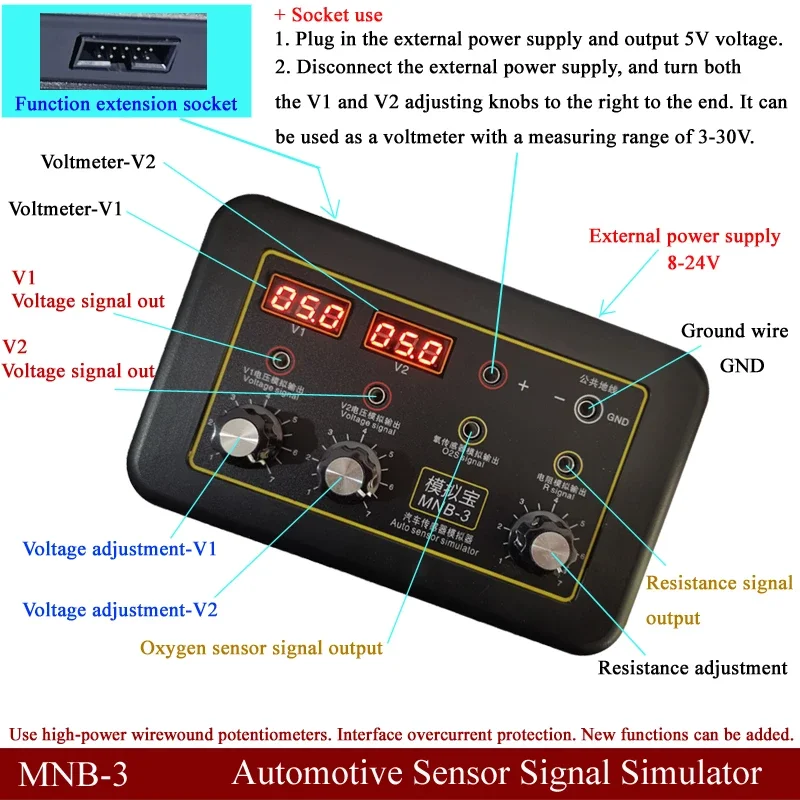 Automobile-Vehicle-Signal-Generator-Voltmeter-MNB-3-Car-ECU-Tester-Auto ...