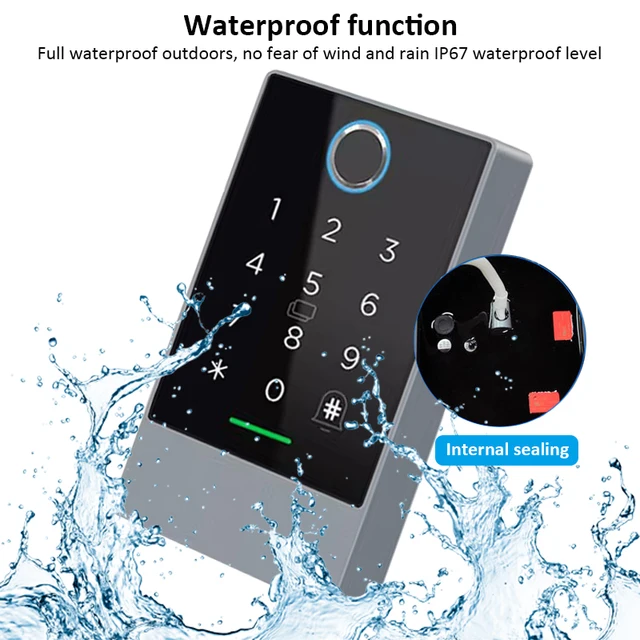 TTlock Smart Phone App Access Controller 13.56Mhz Rfid Door Access Control System Door Kit Ip67 Waterproof Reader Nfc G2 Gateway 5